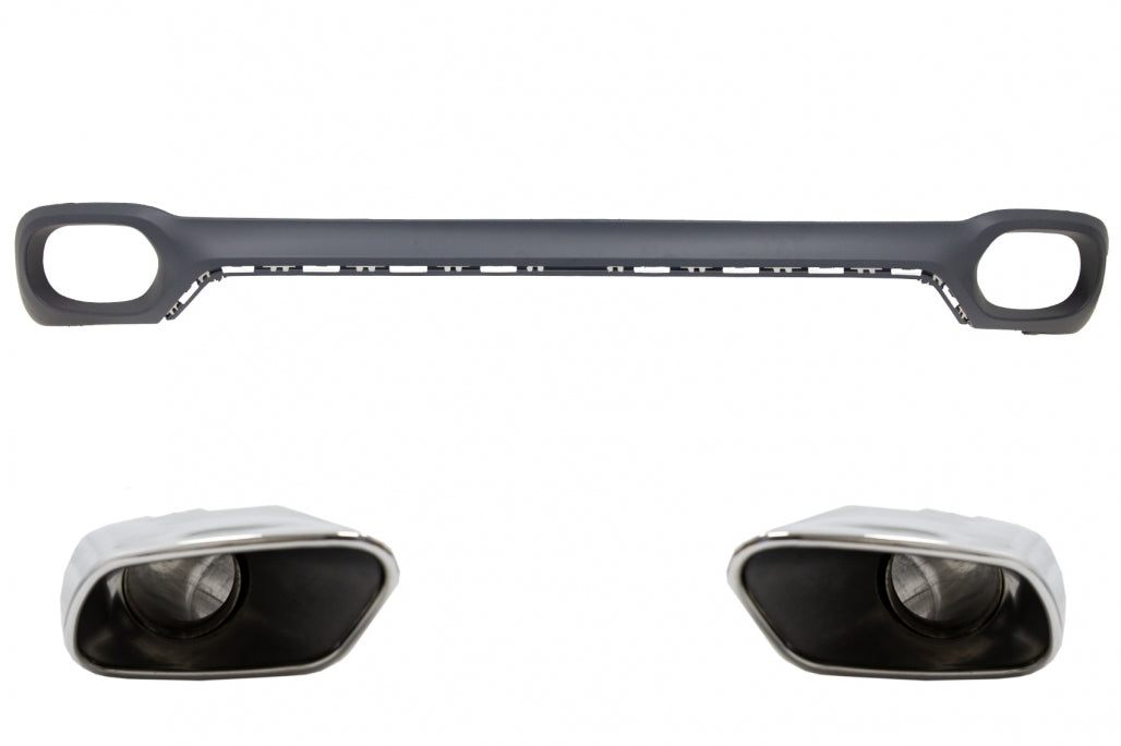 Diffuser and Square Exhaust Tips suitable for bmw x6 f16