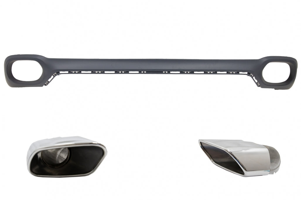 Diffuser and Square Exhaust Tips suitable for bmw x6 f16