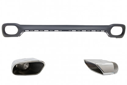 Diffuser and Square Exhaust Tips suitable for bmw x6 f16