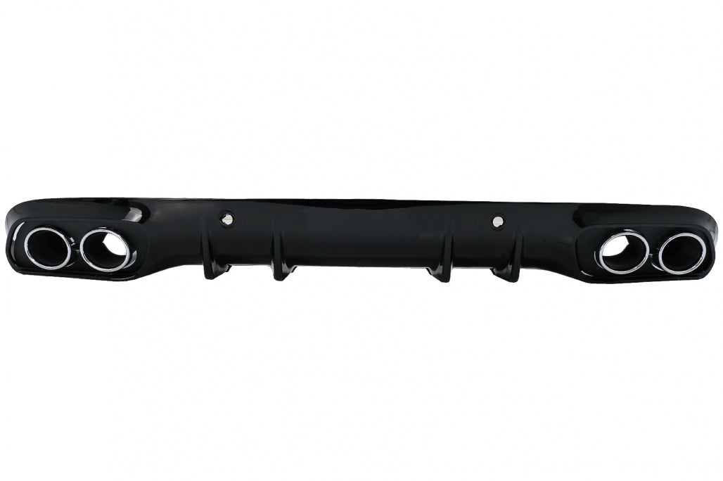 Rear Bumper+Diffuser Fit For Mercedes C-Class C205 A205 2014-2019 