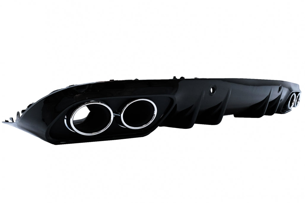 Rear Bumper+Diffuser Fit For Mercedes C-Class C205 A205 2014-2019 