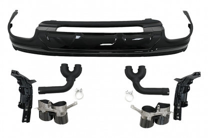 ✔️PARAURTI Doppia uscita con terminale di scarico ADATTO PER Audi Q7 2020+✔️