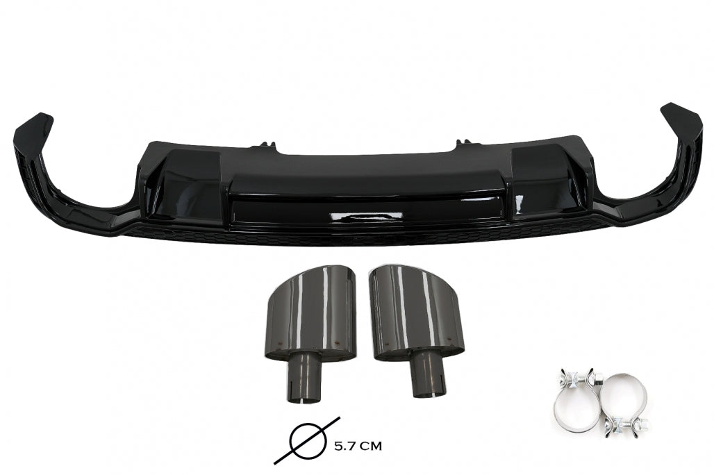 💥DIFFUSORI ADATTO PER Audi A4 B9 8W 16-18 Berlina Avant per paraurti S Line💥