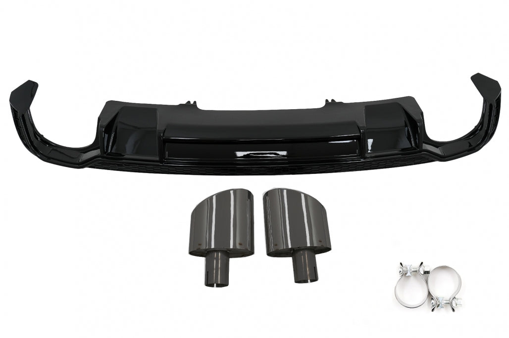 💥DIFFUSORI ADATTO PER Audi A4 B9 8W 16-18 Berlina Avant per paraurti S Line💥