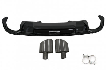 💥DIFFUSORI ADATTO PER Audi A4 B9 8W 16-18 Berlina Avant per paraurti S Line💥