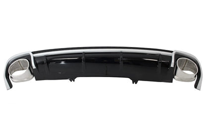 Paraurti posteriore mantovana diffusore punte di scarico adatto per Audi A4 B9