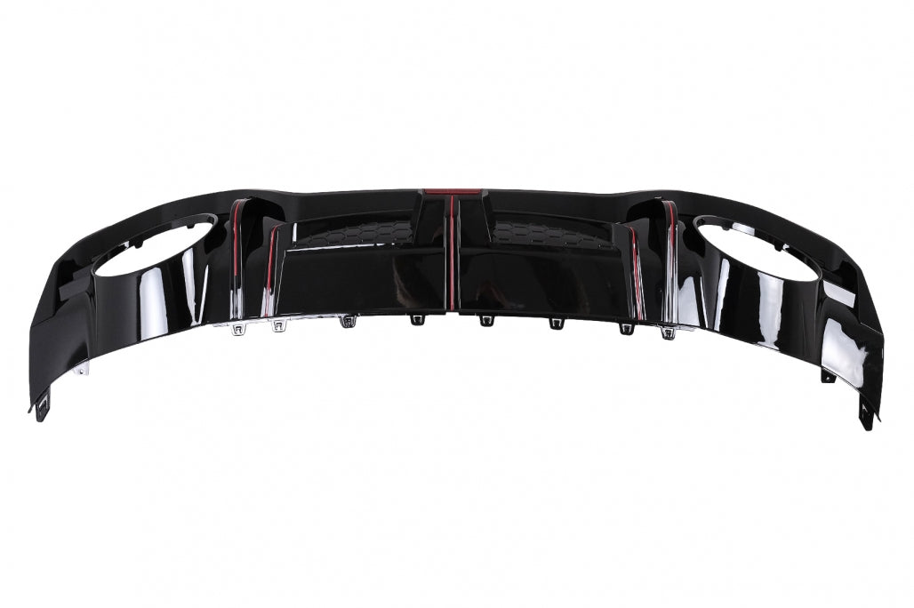 Paraurti posteriore Valance Diffusore adatto per Audi A3 8Y Berlina S-Line 2020-