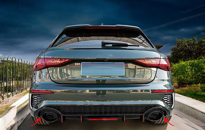 💎Diffusore paraurti posteriore adatto per Audi A3 8Y Hatchback S-Line S3 20💎