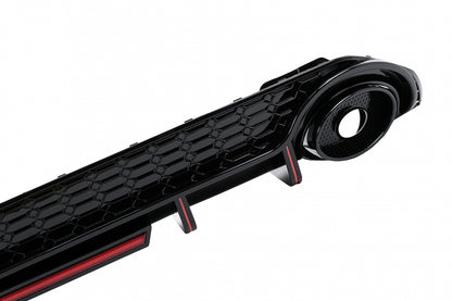 Paraurti posteriore Mantovana Diffusore adatto per Audi A3 8Y Hatchback S-Line S3 (2020-)
