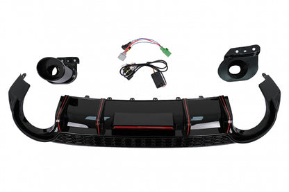 Rear Bumper Mantovana Diffuser Suitable for Audi A3 8Y Sedan S-Line S3 (2020-)