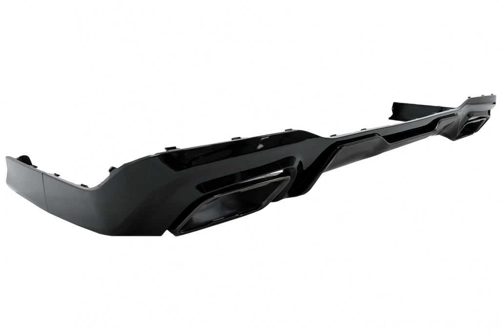 Diffusore con terminali di scarico neri adatto per BMW Serie 2 F44 Gran Coupé