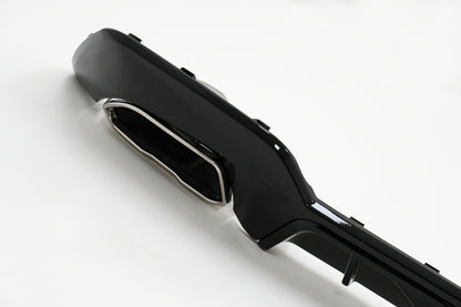 Diffusore Con Terminali di Scarico Cromati adatto per BMW Serie 3 G20 G28 Berl