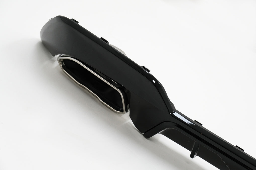 Diffusore Con Terminali di Scarico Cromati adatto per BMW Serie 3 G20 G28 Berl