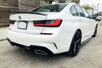 Diffusore Con Terminali di Scarico Cromati adatto per BMW Serie 3 G20 G28 Berl