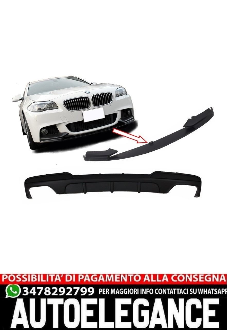 diffusore con paraurti anteriore Pacchetto labbro spoiler adatto per BMW F10 F