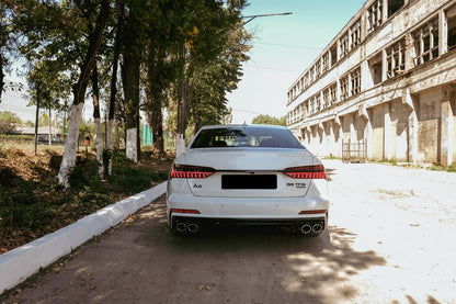 ✨Diffusore con terminali di scarico adatto per Audi A6 C8 4K Avant Berlina 18+✨