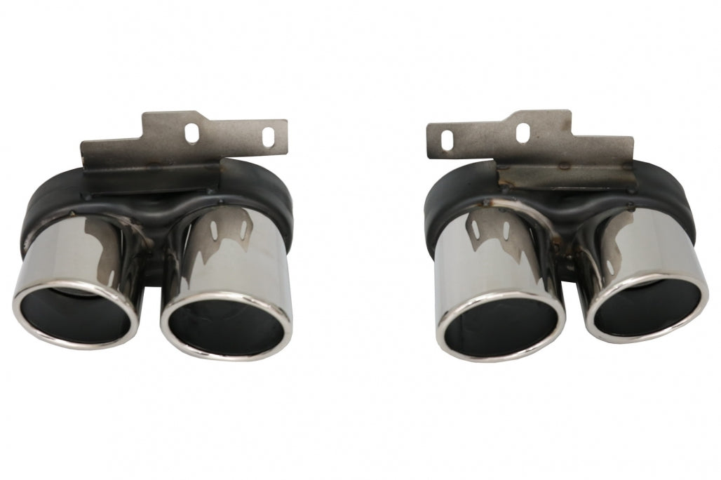Paraurti Posteriore Diffusore con Terminali di Scarico adatto per Audi A6 C8 4