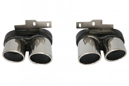 Paraurti Posteriore Diffusore con Terminali di Scarico adatto per Audi A6 C8 4