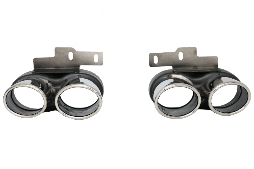 Paraurti Posteriore Diffusore con Terminali di Scarico adatto per Audi A6 C8 4