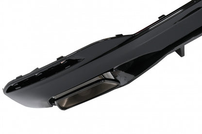 Diffusore Con Terminali di Scarico adatto per BMW Serie 5 G30 G38 (2016-2019)