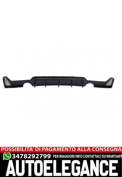 Rear Bumper Diffuser Suitable for BMW 4 Series F32 F33 F36 (2013-2019) Coupe Cabrio M Design Double Single Outlet
