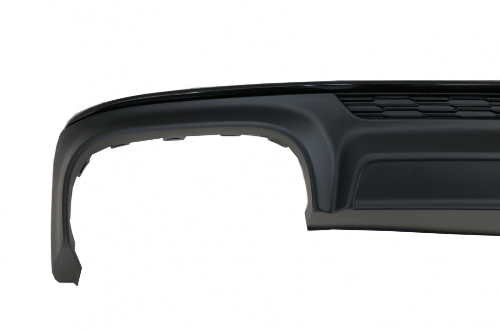 Rear Bumper Diffuser Valance with Exhaust Tips suitable for Audi A6 C8 4K