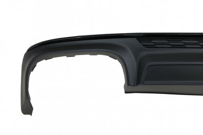 Rear Bumper Diffuser Valance with Exhaust Tips suitable for Audi A6 C8 4K
