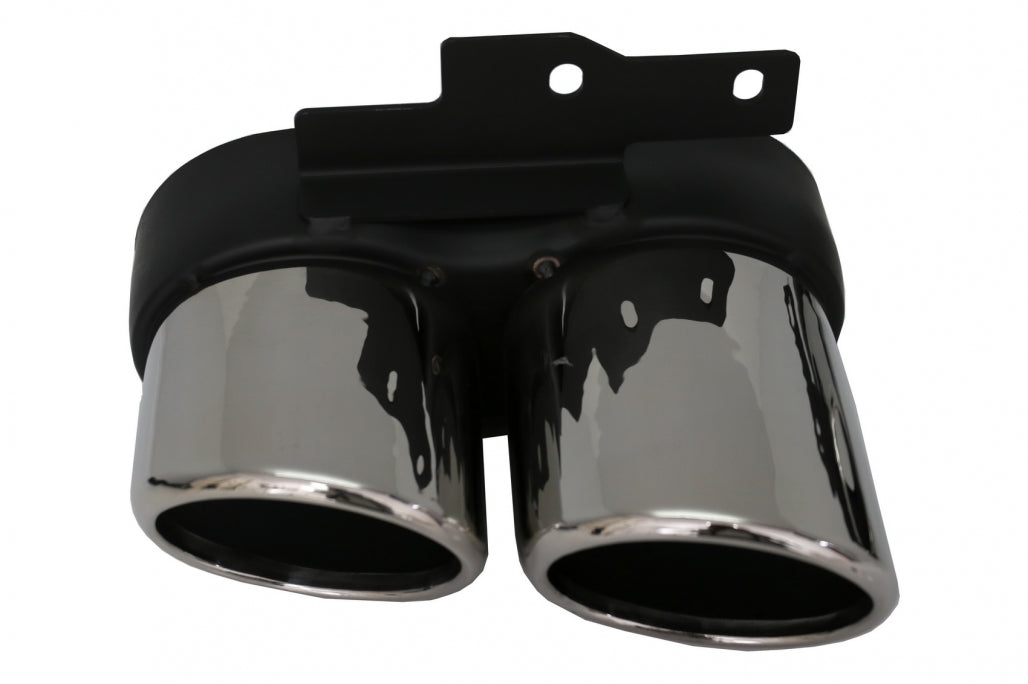 Rear Bumper Diffuser Valance with Exhaust Tips suitable for Audi A6 C8 4K