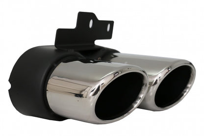 Rear Bumper Diffuser Valance with Exhaust Tips suitable for Audi A6 C8 4K
