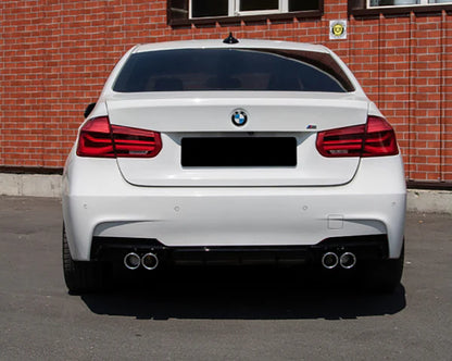 ✨PARAURTI POSTERIORE PER BMW SERIE 3 F30 BERLINA 2011+ DOPPIO LOOK M SPORT M3✨