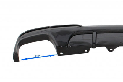 Rear BumperDual Outlet Diffuser and Exhaust Tips 5 Series F10 