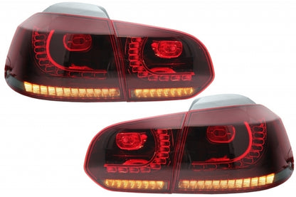 Paraurti posteriore con impianto di scarico adatto per VW Golf 6 VI (2008-2013)