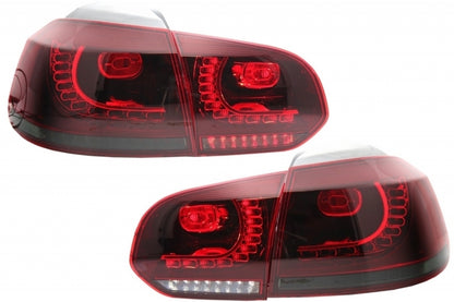 Paraurti posteriore con impianto di scarico adatto per VW Golf 6 VI (2008-2013)