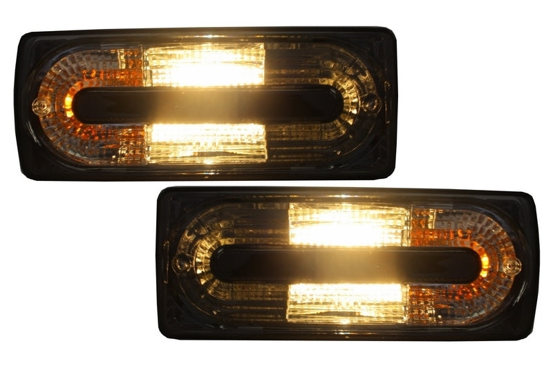 Paraurti posteriore con fanali posteriori Fumè adatto per Mercedes Classe G W463
