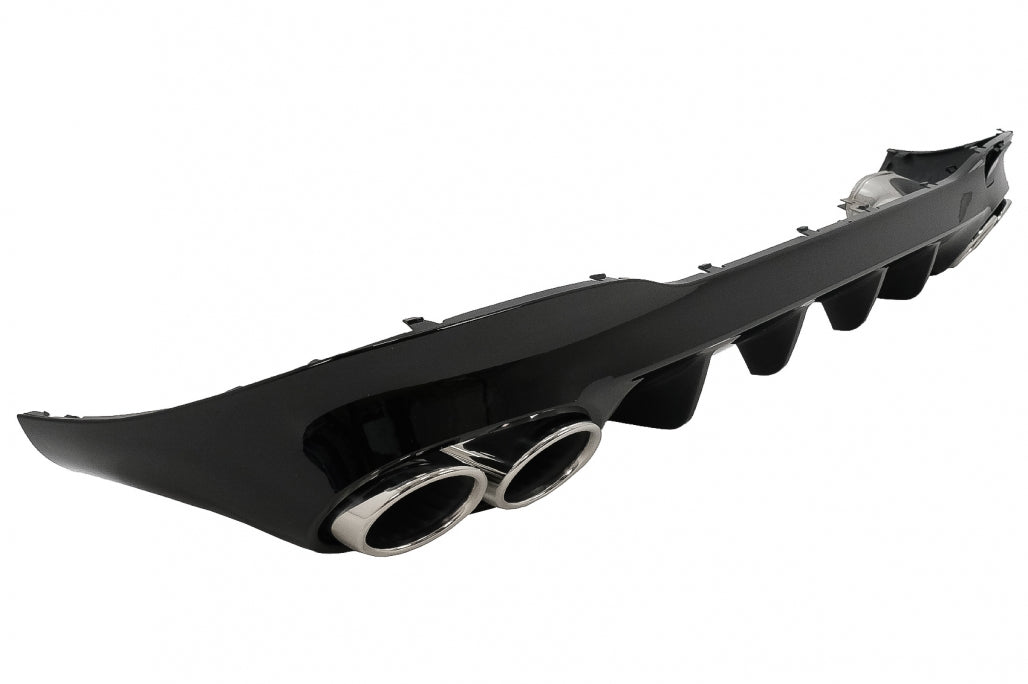 Rear Diffuser and Chrome Exhaust Tips suitable for Mercedes CLA X118 