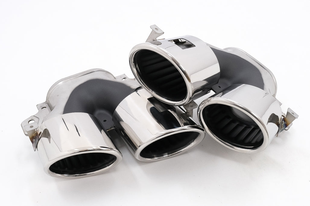 Rear Diffuser and Chrome Exhaust Tips suitable for Mercedes CLA X118 