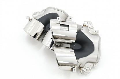 Rear Diffuser and Chrome Exhaust Tips suitable for Mercedes CLA X118 