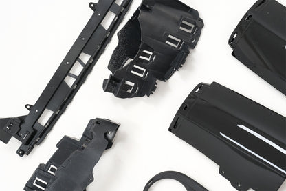 Rear Diffuser and Chrome Exhaust Tips suitable for Mercedes CLA X118 