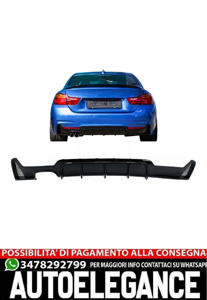 Rear Bumper Diffuser Suitable for BMW 4 Series F32 F33 F36 (2013-2019) Cou