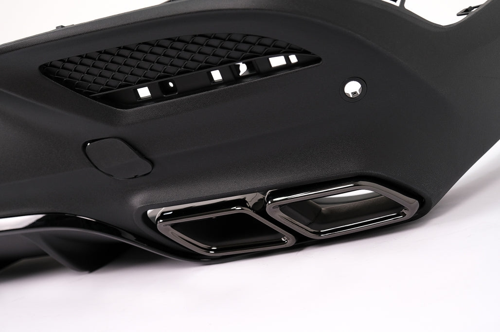 💎DIFFUSER FOR GLE C292 COUPE 2015-2018 AMG LOOK GLE63 BLACK + TERMINALS💎