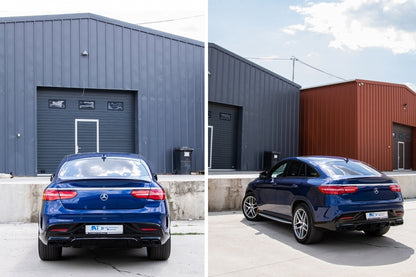 Diffusore Posteriore+Terminale di Scarico per Mercedes GLE Coupe C292  2015-2019