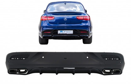 Diffusore Posteriore+Terminale di Scarico per Mercedes GLE Coupe C292  2015-2019