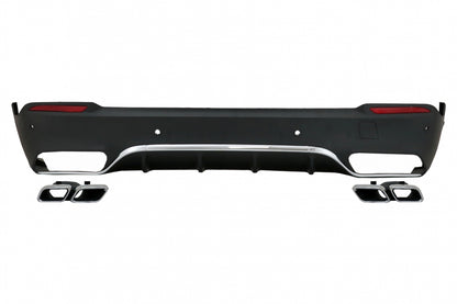 Diffusore Posteriore con Terminali di Scarico adatto per Mercedes GLC X253 SUV (2015-07.2019) equipaggiato Pacchetto Standard