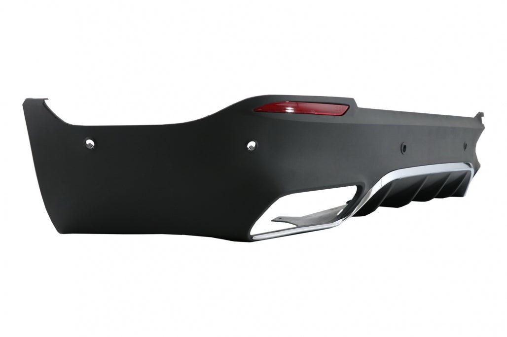Diffusore Posteriore con Terminali di Scarico adatto per Mercedes GLC X253 SUV (2015-07.2019) equipaggiato Pacchetto Standard