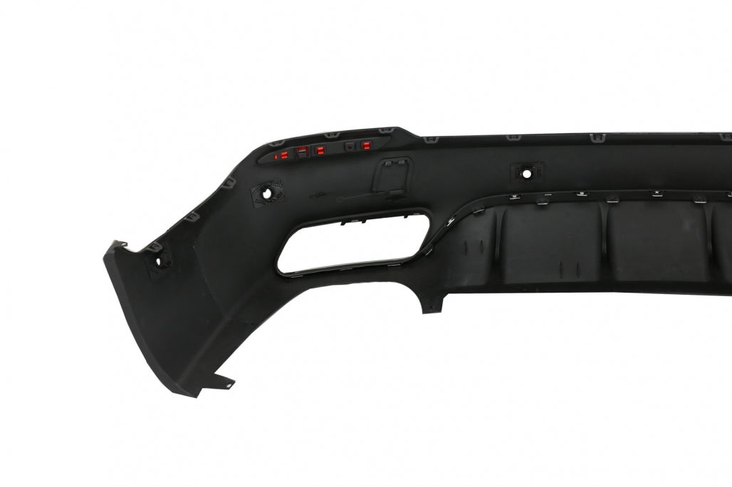Diffusore Posteriore con Terminali di Scarico adatto per Mercedes GLC X253 SUV (2015-07.2019) equipaggiato Pacchetto Standard