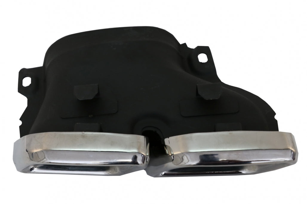 Diffusore Posteriore con Terminali di Scarico adatto per Mercedes GLC X253 SUV (2015-07.2019) equipaggiato Pacchetto Standard