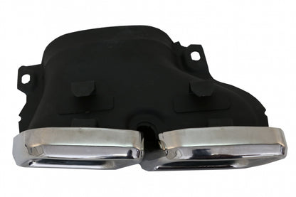 Diffusore Posteriore con Terminali di Scarico adatto per Mercedes GLC X253 SUV (2015-07.2019) equipaggiato Pacchetto Standard