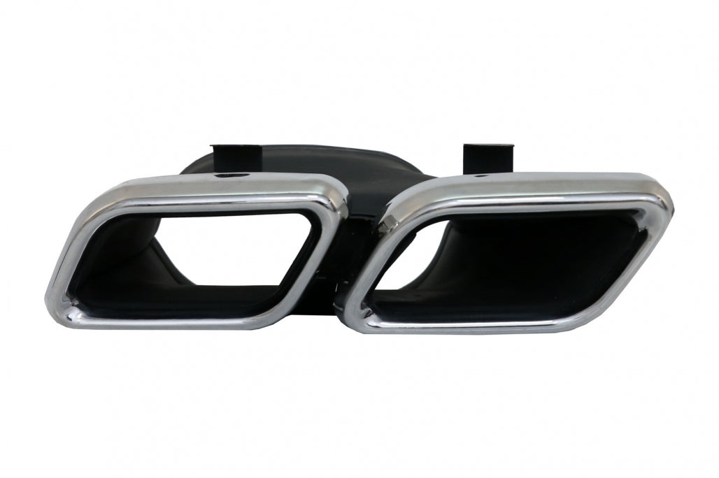 Diffusore Posteriore con Terminali di Scarico adatto per Mercedes GLC X253 SUV (2015-07.2019) equipaggiato Pacchetto Standard
