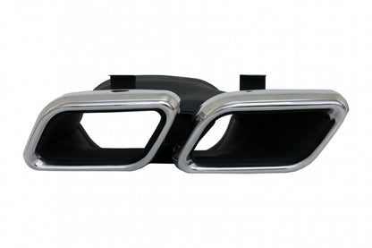 Diffusore Posteriore con Terminali di Scarico adatto per Mercedes GLC X253 SUV (2015-07.2019) equipaggiato Pacchetto Standard