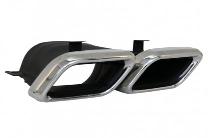 Diffusore Posteriore con Terminali di Scarico adatto per Mercedes GLC X253 SUV (2015-07.2019) equipaggiato Pacchetto Standard